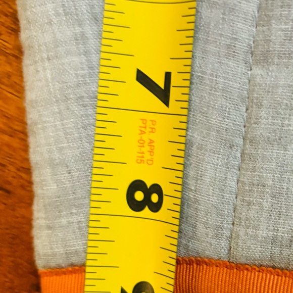 DDUGOFF D Designer Quilted Shorts Grey/ Orange Sz Small Inseam ‘9 RARE HOOPS🔥 - Picture 9 of 10